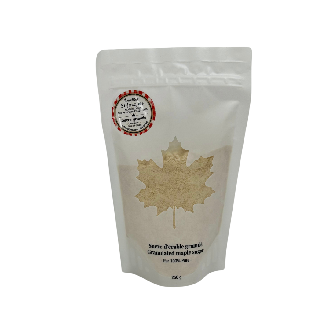 Sucre d'érable granulé
